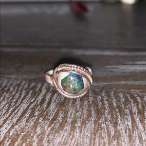 Opal Evil Eye Ring 🧿